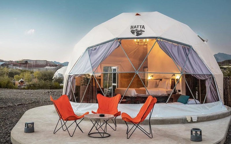 Glamping amidst Stunning Natural Beauty at the Hatta Dome Park