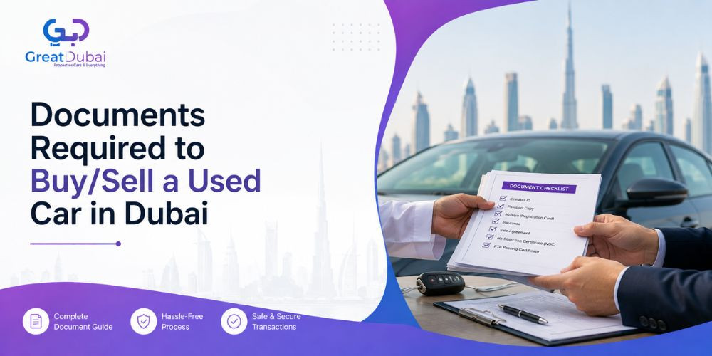 Documents Required to Buy/Sell a Used Car in Dubai!
